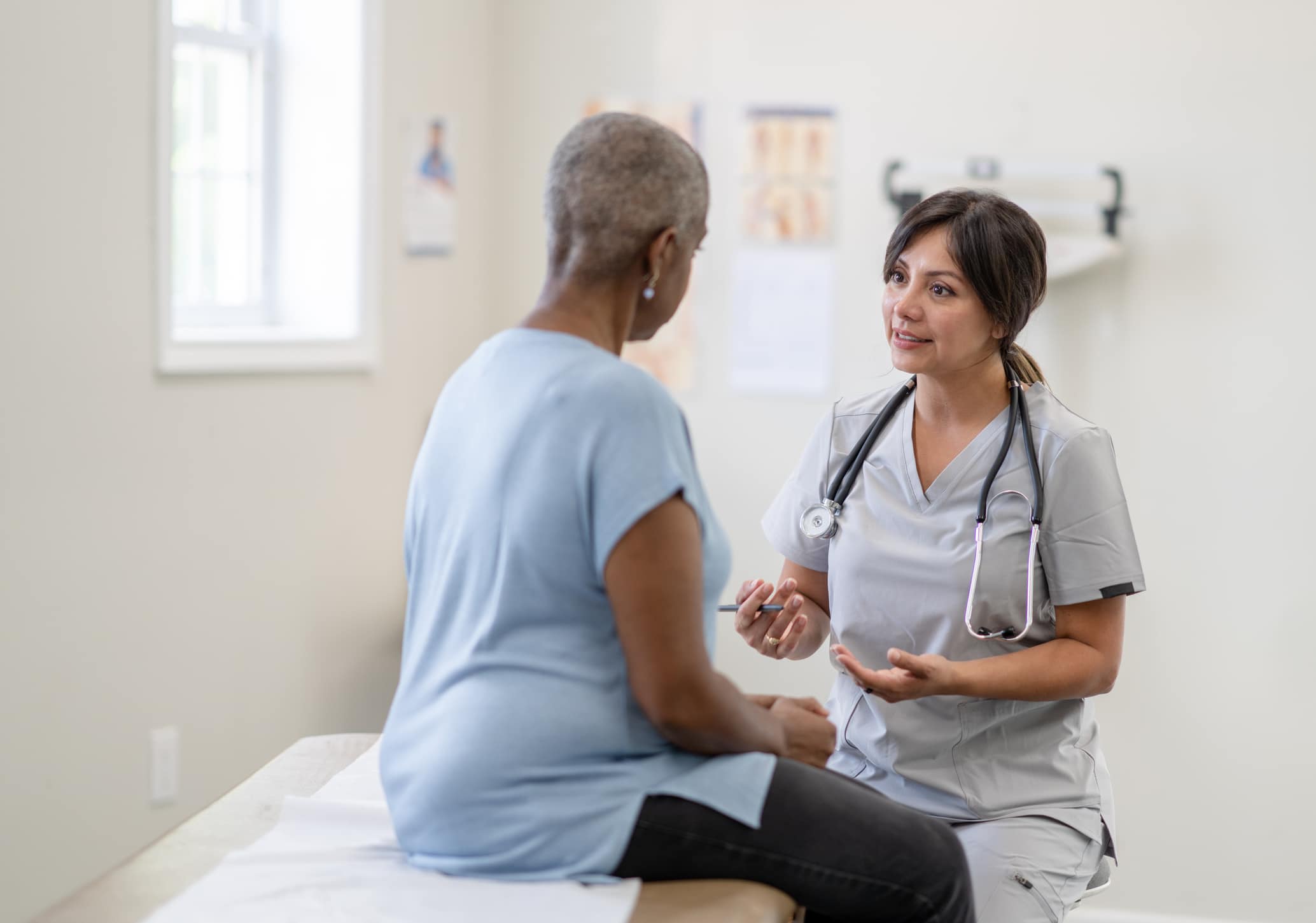 female patient with female doctor